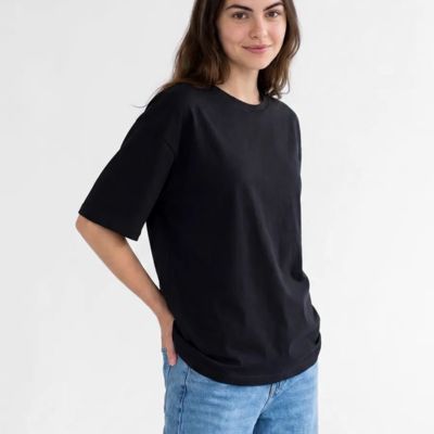 Футболка Oversize Premium 210, черная