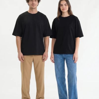 Футболка Oversize Premium 210, черная