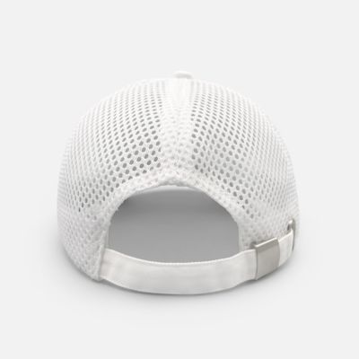 Бейсболка Basic с сеткой, белая