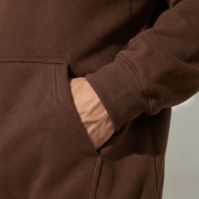 Худи мужское оверсайз Premium Heavy, коричневое (шоколад)