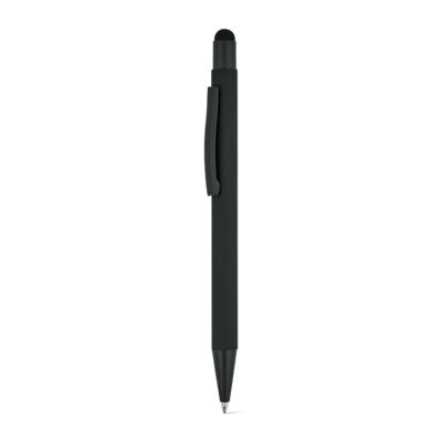 Clint TOUCH. шариковая ручка с современным дизайном, изготовленная из переработанного алюминия (100% RAL), с резиновым покрытием.