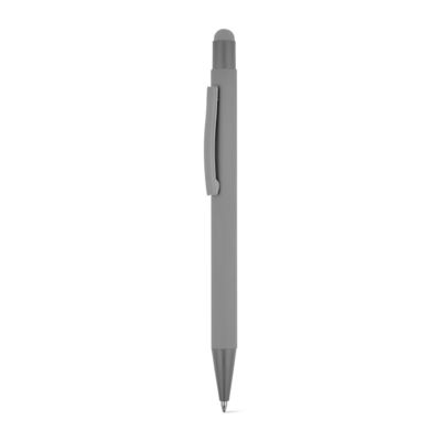 Clint TOUCH. шариковая ручка с современным дизайном, изготовленная из переработанного алюминия (100% RAL), с резиновым покрытием.