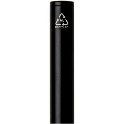Ручка-роллер Verton из переработанного алюминия с поворотным механизмом и чехлом (синяя паста)