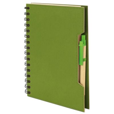 Блокнот A5 с ручкой ECO GREEN LIFE