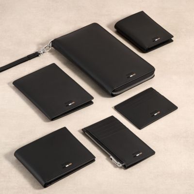 Картхолдер с клапаном и карманом для денег EMBLEMATIC BLACK