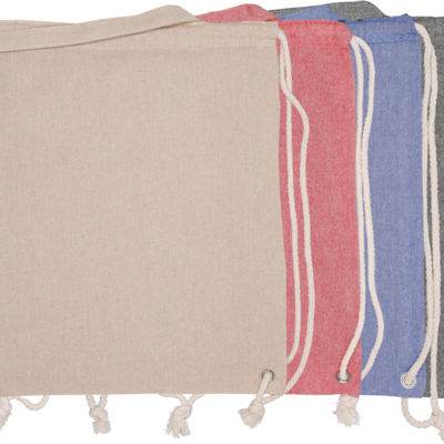 Сумка из переработанного хлопка с длинными ручками 140 г/м² ADDISON