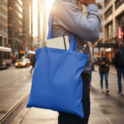 Сумка для покупок из переработанного хлопка и переработанного полиэстера BRIGHT PORTER