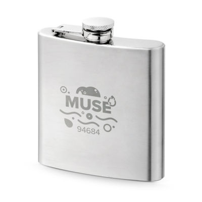 Фляга из нержавеющей стали MUSE, 180 мл