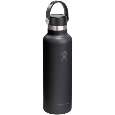 Термос-бутылка Hydra Flask Standard Mouth 621 мл из нержавеющей стали с крышкой-поилкой.