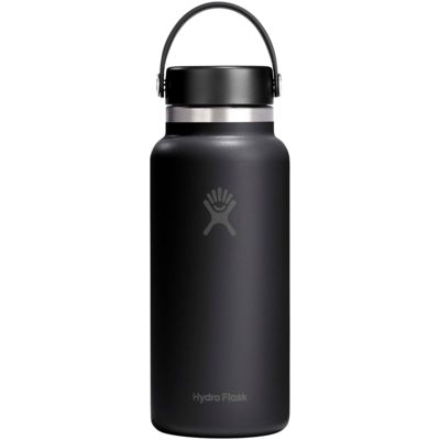 Термос-бутылка Hydro Flask Wide Mouth 946 мл из нержавеющей стали с изоляцией