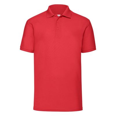 Рубашка поло мужская "65/35 Polo", красный_2XL, 65% п/э, 35% х/б, 180 г/м2