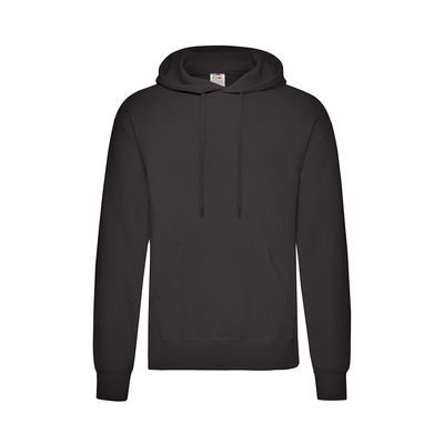 Толстовка мужская с начесом "Сlassic Hooded Sweat", черный_M, 80% х/б, 20% п/э, 280 г/м2