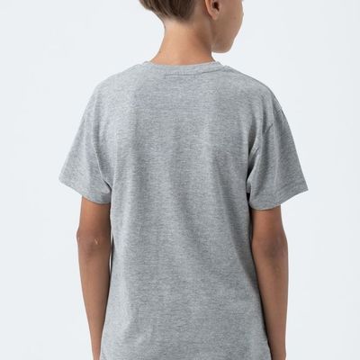 Футболка детская Regent Fit Kids, серый меланж