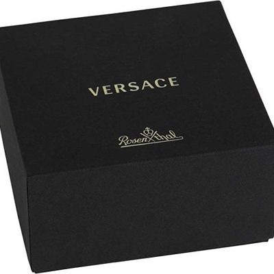 Новогодний колокольчик Versace Barocco, оранжевый/черный/золотистый