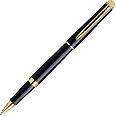 Ручка роллер Waterman Hemisphere, цвет: Mars Black/GT, стержень: Fblk