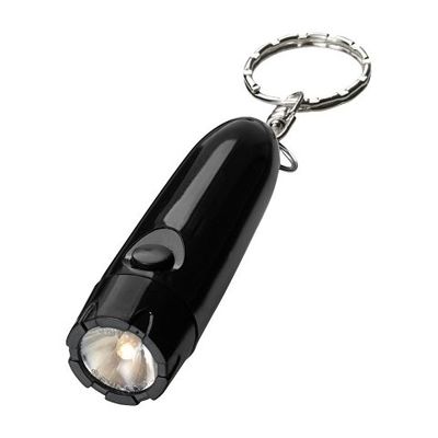 Брелок-фонарик Bullet, черный