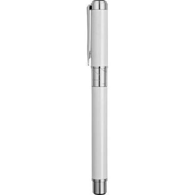 Ручка роллер Waterman Perspective Pure White CT F, белый/серебристый