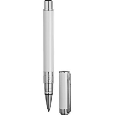 Ручка роллер Waterman Perspective Pure White CT F, белый/серебристый