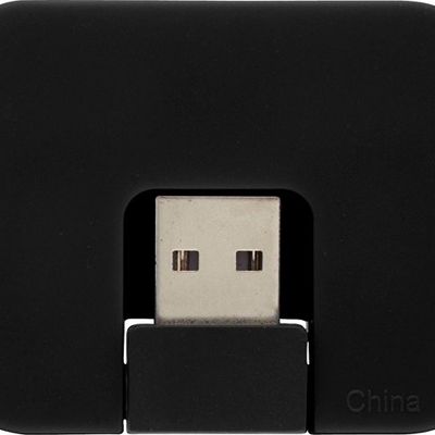 USB Hub Gaia на 4 порта, черный