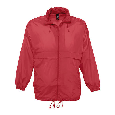 Ветровка мужская SURF, красный, 2XL, 100% нейлон, 210Т