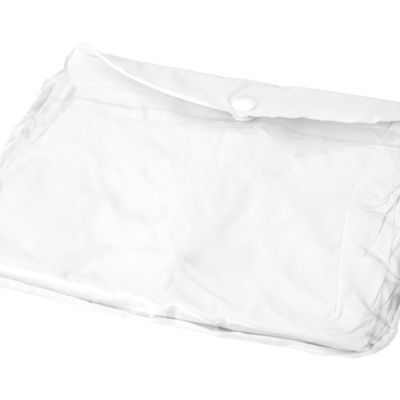 Дождевик с регулируемыми рукавами, белый